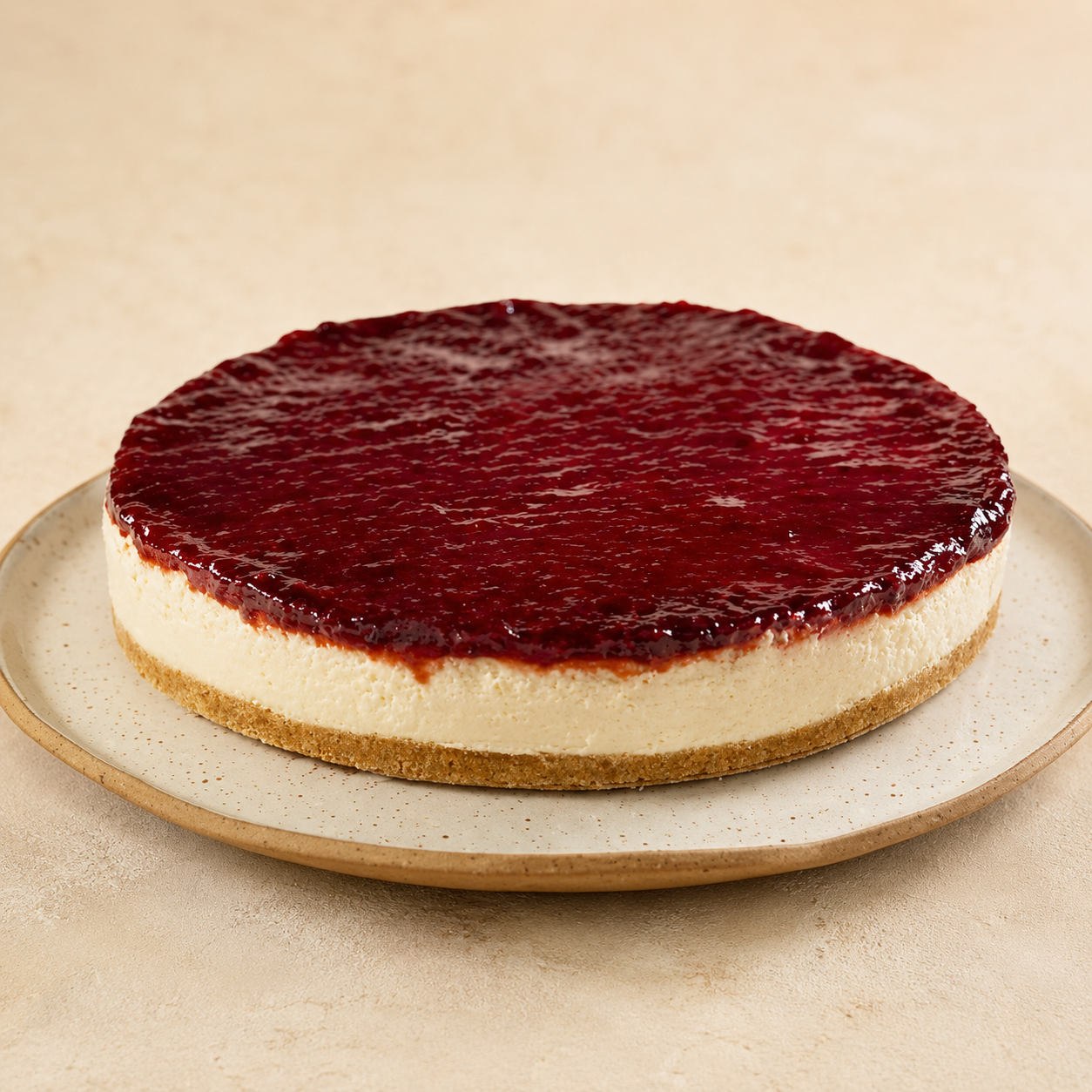 Cheesecake de Frutas Vermelhas sem Adição de Açúcares