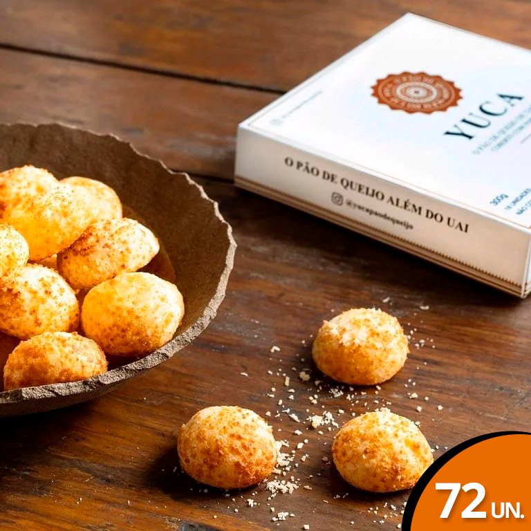 Pão de Queijo Yuca  72 unidades
