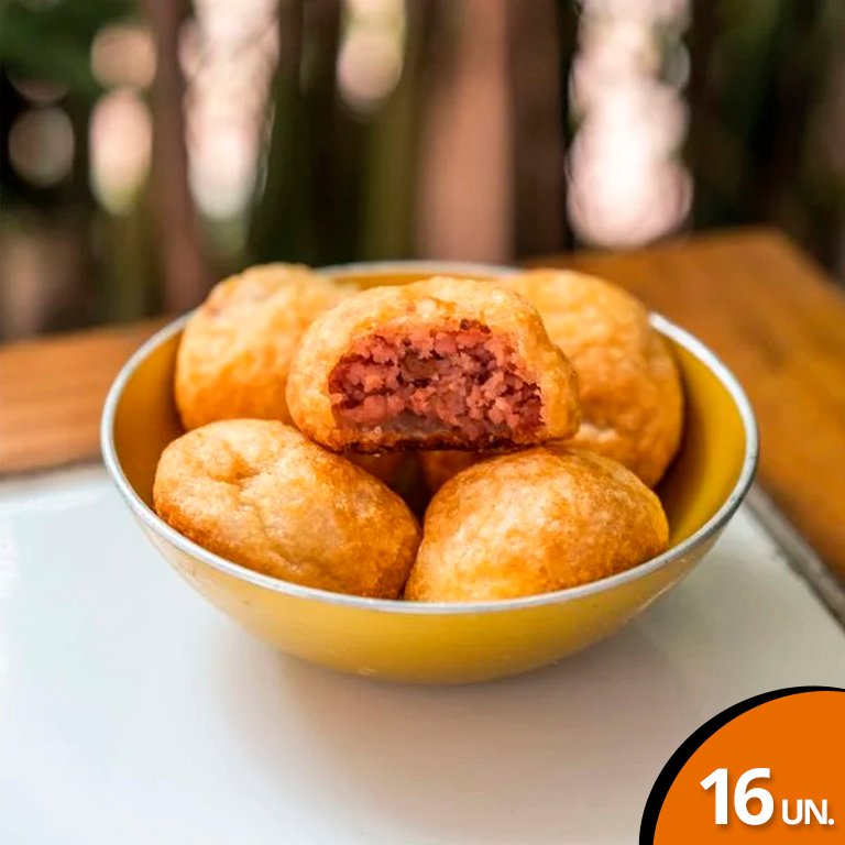 Pão de Queijo Yuca Recheado com Calabresa 16 Unidades