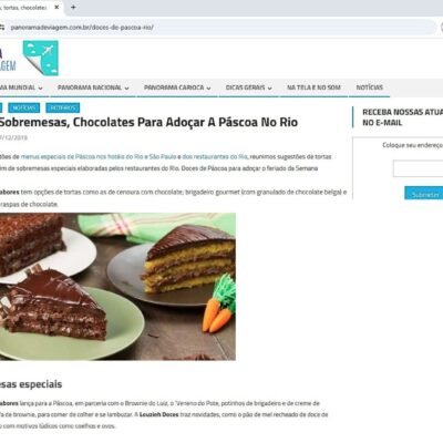 Panorama de viagem- 2019