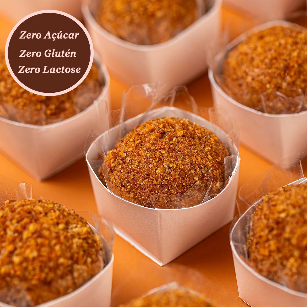 Brigadeiro de Churros 0% Total (Glúten, Lactose e Açúcar) 12 unidades