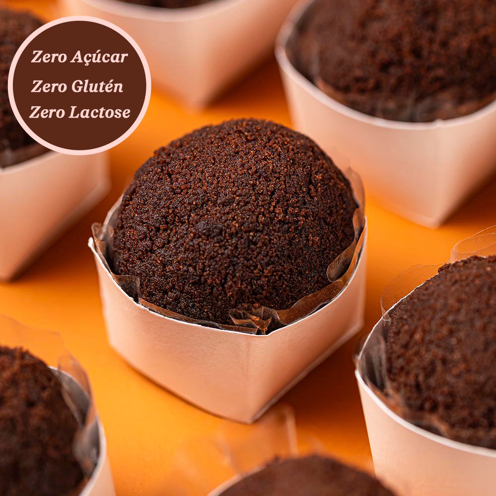 Brigadeiro Belga 0% Total (Glúten, Lactose e Açúcar) 12 unidades