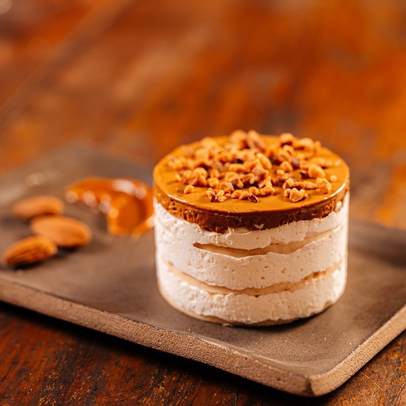 Mini Alemã com doce de leite 0% Total (Glúten, Lactose e Açúcar) 4 unidades