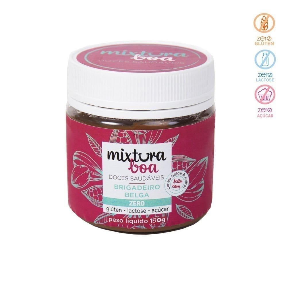 Brigadeiro Belga 0% Total (Glúten, Lactose e Açúcar) 6 Unidades