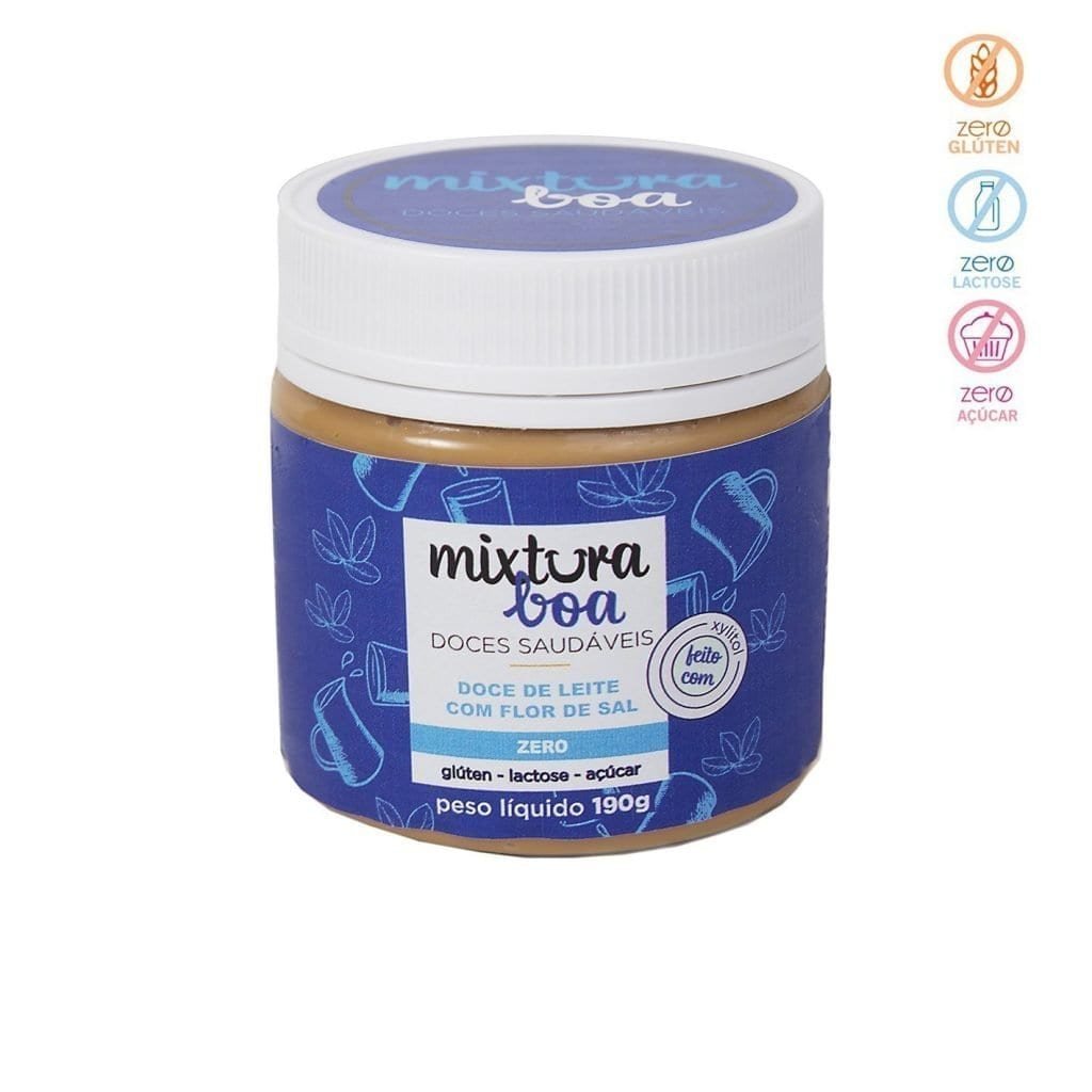 Doce de Leite com Flor de Sal 0% Total (Glúten, Lactose e Açúcar) 6 Unidades
