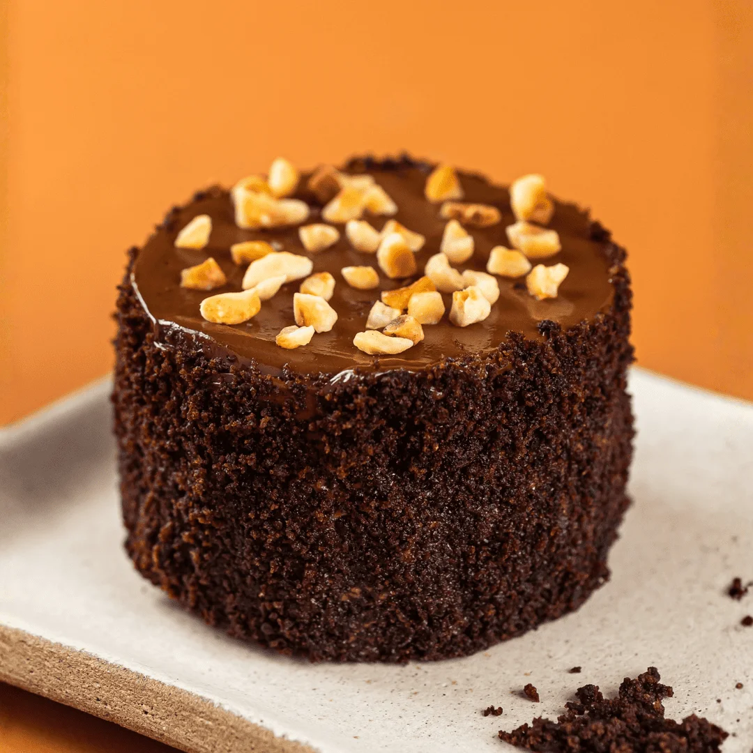 Mini Bolo Brigadeiro Belga e Avelã 0% Açúcar e Lactose