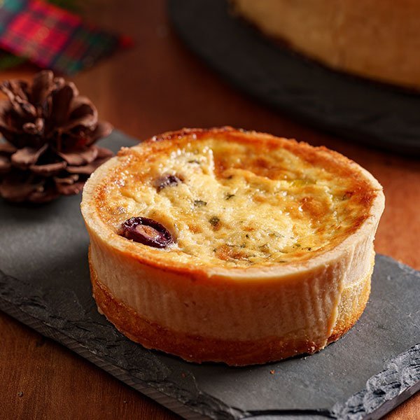 Mini Quiche de Bacalhau com Alho Poró