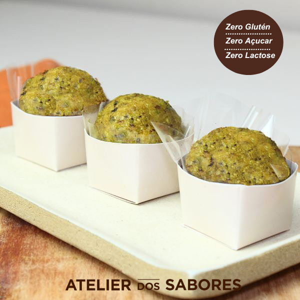 Brigadeiro de Pistache 0% Total (Glúten, Lactose e Açúcar) 12 unidades