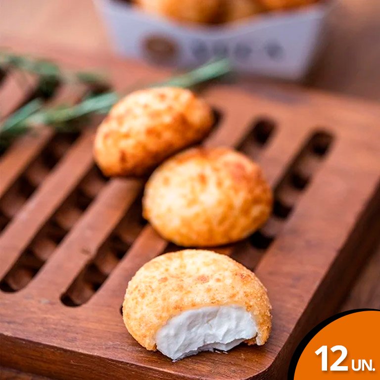 Pão de Queijo Yuca Recheado com Cream Cheese 12 unidades