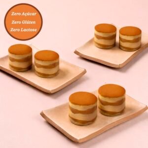 Mini Delícia De Doce De Leite 0% Total (Glúten, Lactose e Açúcar) 4 unidades