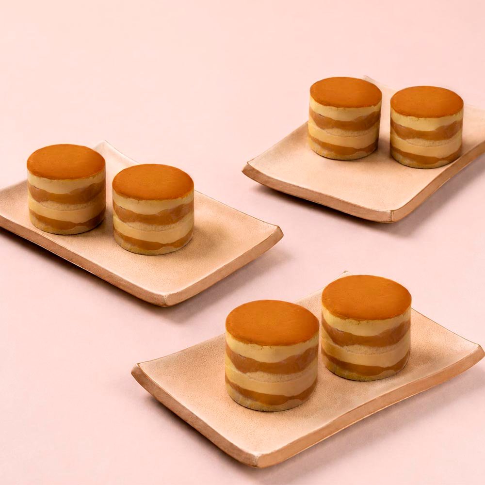 Mini Torta Delícia De Doce De Leite 0% Total (Glúten, Lactose e Açúcar) 4 unidades
